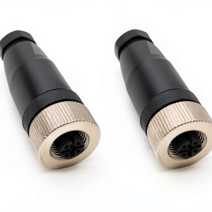 FOWIUNYE M12 4 Pin Connector Industrial Sensor Screw Joint-0
