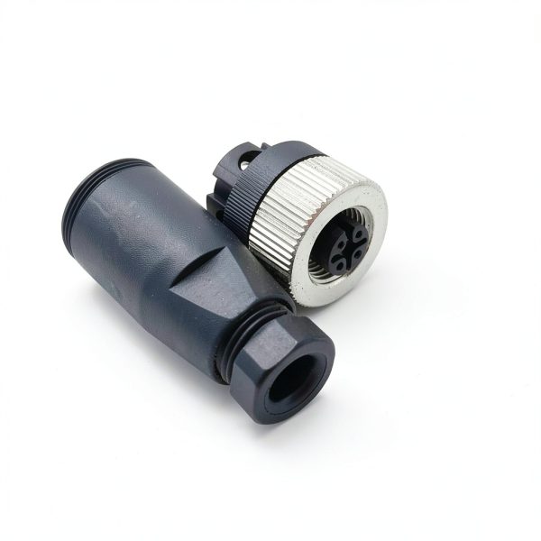 FOWIUNYE M12 4 Pin Connector Industrial Sensor Screw Joint-7