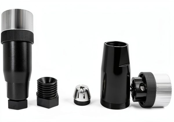 FOWIUNYE M12 4 Pin Connector Industrial Sensor Screw Joint-1