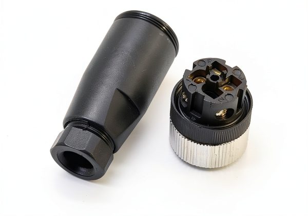 FOWIUNYE M12 4 Pin Connector Industrial Sensor Screw Joint-8