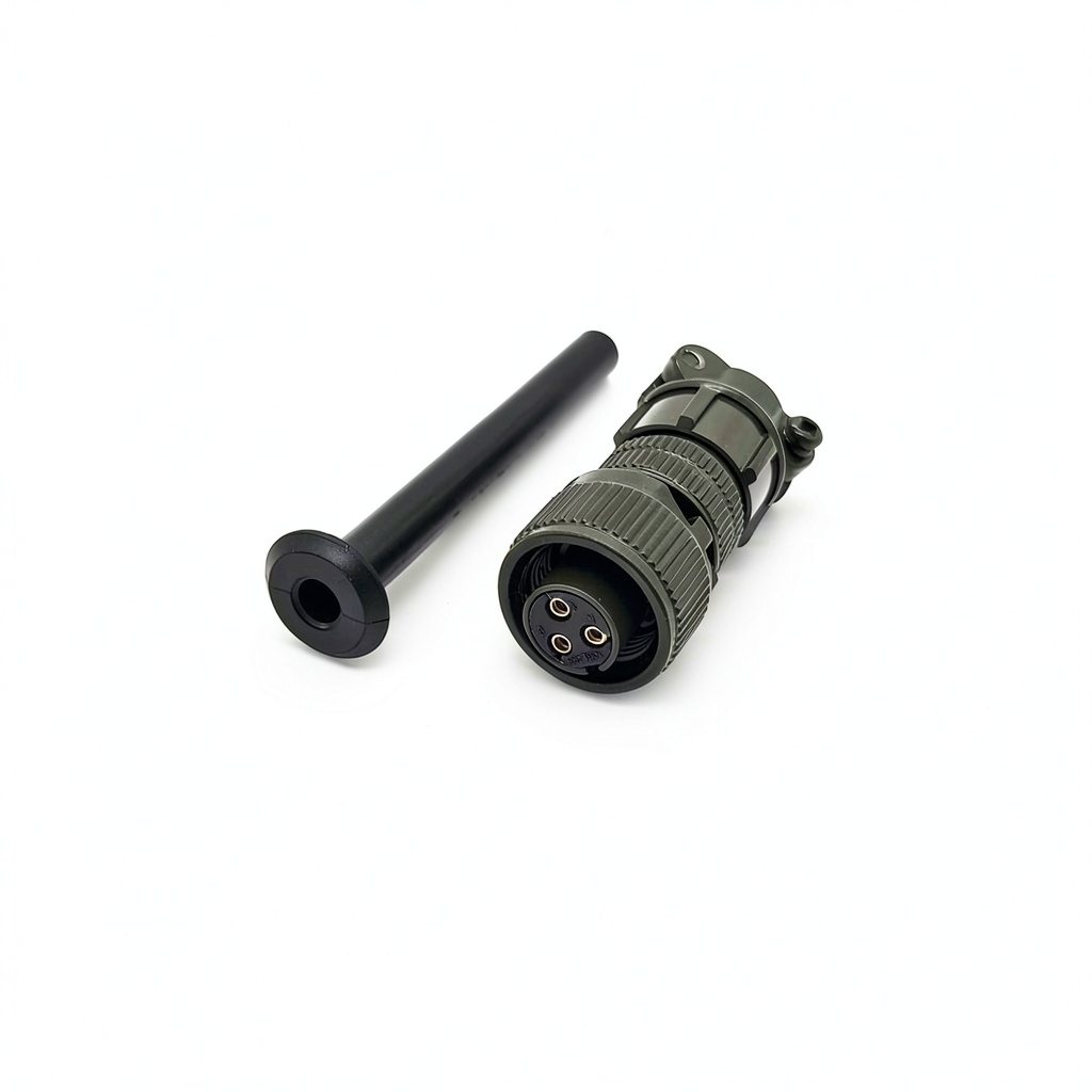 FOWIUNYE MS3106A10SL-3S connector with green finish and aluminum alloy construction