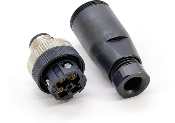 FOWIUNYE M12 4 Pin Connector Industrial Sensor Screw Joint-8