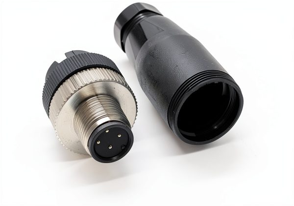 FOWIUNYE M12 4 Pin Connector Industrial Sensor Screw Joint-7