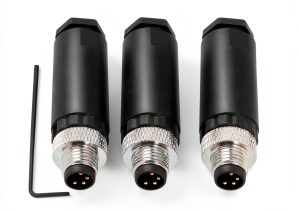 Solnique M8 4 Pin Connector IP67 Waterproof Industrial-0