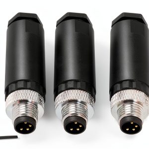 Solnique M8 4 Pin Connector IP67 Waterproof Industrial-0