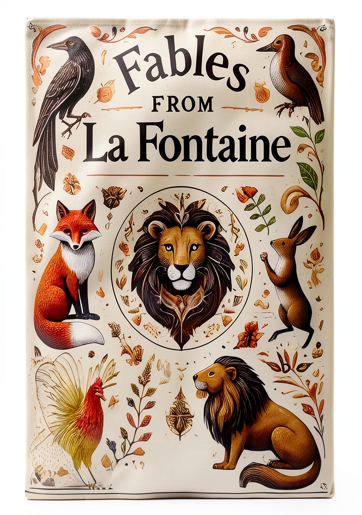 Fable Anthologies eBook cover showcasing poetry and folklore themes