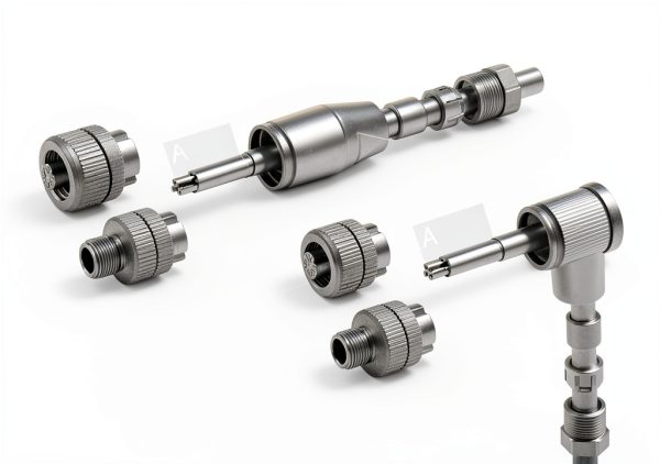 FOWIUNYE M12 4 Pin Connector Industrial Sensor Screw Joint-3