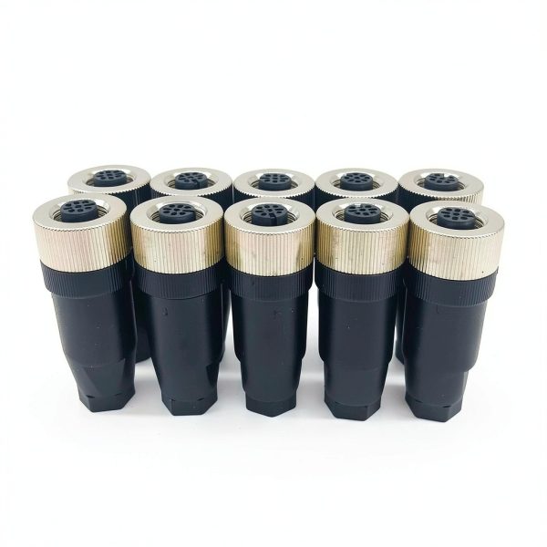 CHALITECK M12 Aviation Connector Gold Plated IP67 Waterproof-0