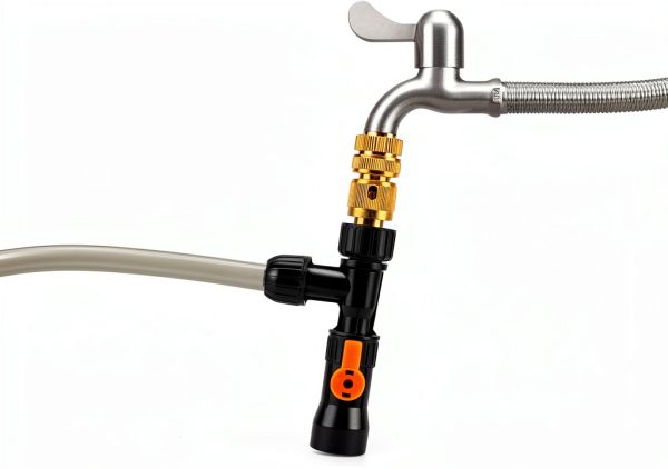 hygger Faucet Pump for HG966 Water Change System Copper Valve-1