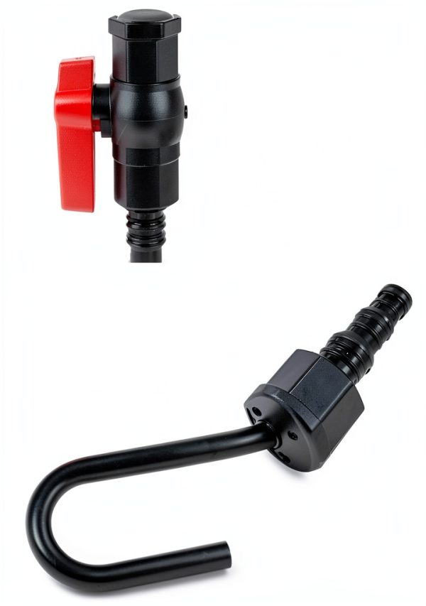 MiOYOOW Aquarium Water Changer Hook Filler PVC Flow Control Tube-1