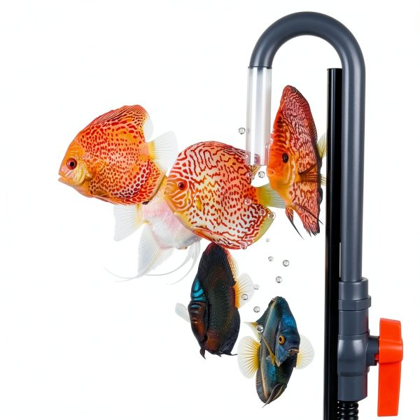 MiOYOOW Aquarium Water Changer Hook Filler PVC Flow Control Tube-8