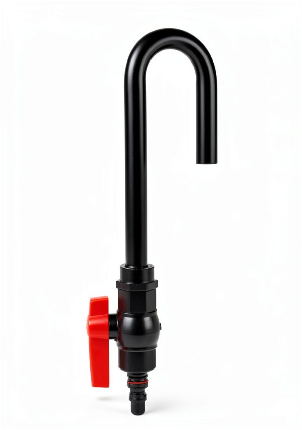 MiOYOOW Aquarium Water Changer Hook Filler PVC Flow Control Tube-3