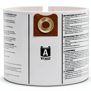 VF3502 Replacement Bags 15 Pack WHI GN 16 Gallon Shop Vac Reusable-0