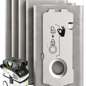 Festool CT Mini/Midi Filter Bag 6 Pack NIXOOT Lightweight Nylon Bags-0