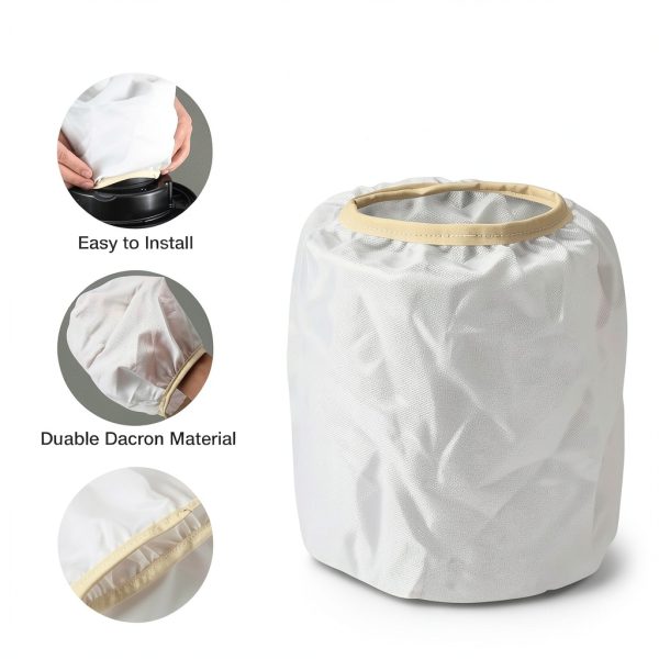 Shop-Vac 90115 Dacron Cloth Filter 2 Pack for 5 Gal+ Wet Dry Vac-2