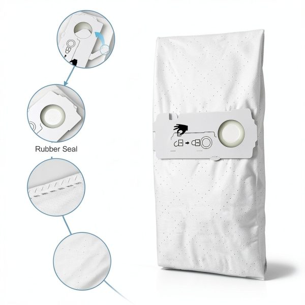 Festool CT Mini/Midi Filter Bag 6 Pack NIXOOT Lightweight Nylon Bags-2
