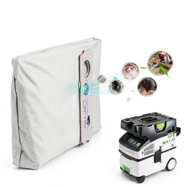 Festool CT Mini/Midi Filter Bag 6 Pack NIXOOT Lightweight Nylon Bags-3