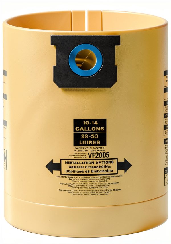 Pack 6 Type I 90672 Vacuum Bags PureSturdy 14‑Gallon Yellow-5