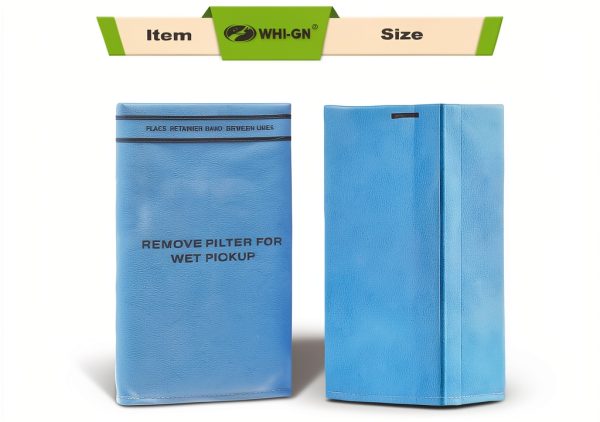 12 Pack Wet Dry Vac Filter Bags Replacement for Stinger MultiFit VF2000 / WORKSHOP WS01025F / Craftsman 9-38737, compatible with Select 2-1/2-Gallon to 5-Gallon Stinger Husky Bucket Head Shop Vacuums-1
