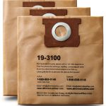3 Pack STANLEY Filter Bag 19-3100, for 5-8 Gallon Wet/Dry Vacuum, Compatible with STANLEY SL18115 SL18115P SL18116 SL18116P SL18117 SL18701P-10A SL18410P-5A SL18410-5B and Porter-Cable PCX18406-5B-0