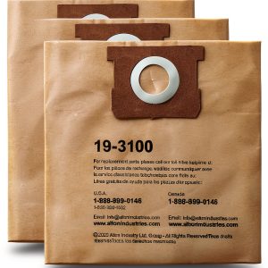 3 Pack STANLEY Filter Bag 19-3100, for 5-8 Gallon Wet/Dry Vacuum, Compatible with STANLEY SL18115 SL18115P SL18116 SL18116P SL18117 SL18701P-10A SL18410P-5A SL18410-5B and Porter-Cable PCX18406-5B-0