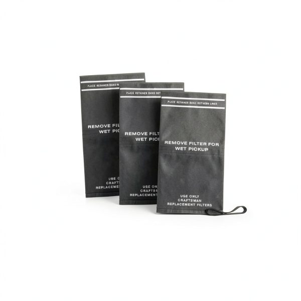 CRAFTSMAN CMXZVBE38737 Vacuum Filter Bags for 2-2.5 Gallon Shop Vac-1
