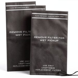 CRAFTSMAN CMXZVBE38737 Vacuum Filter Bags for 2-2.5 Gallon Shop Vac-0